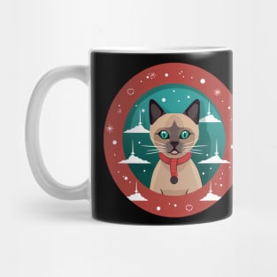 Burmese Cat Xmas, Love Cats Mug